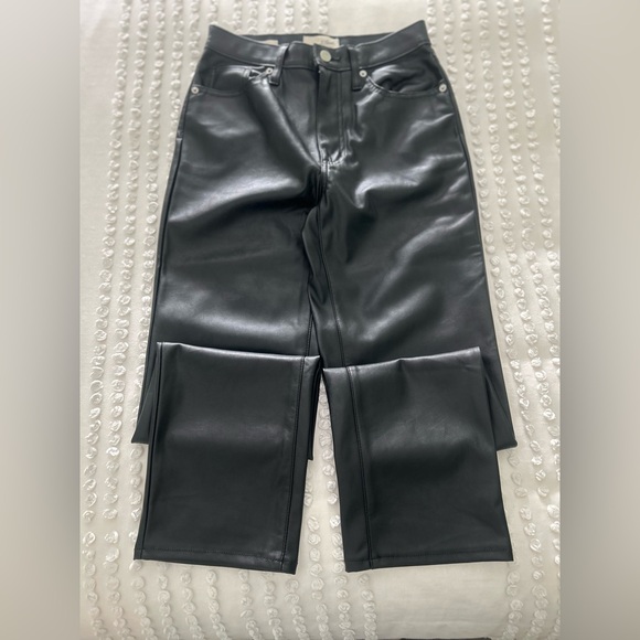 Universal Thread Leather Like Pants Brand New With Tag Size 4S - Picture 2 of 15
